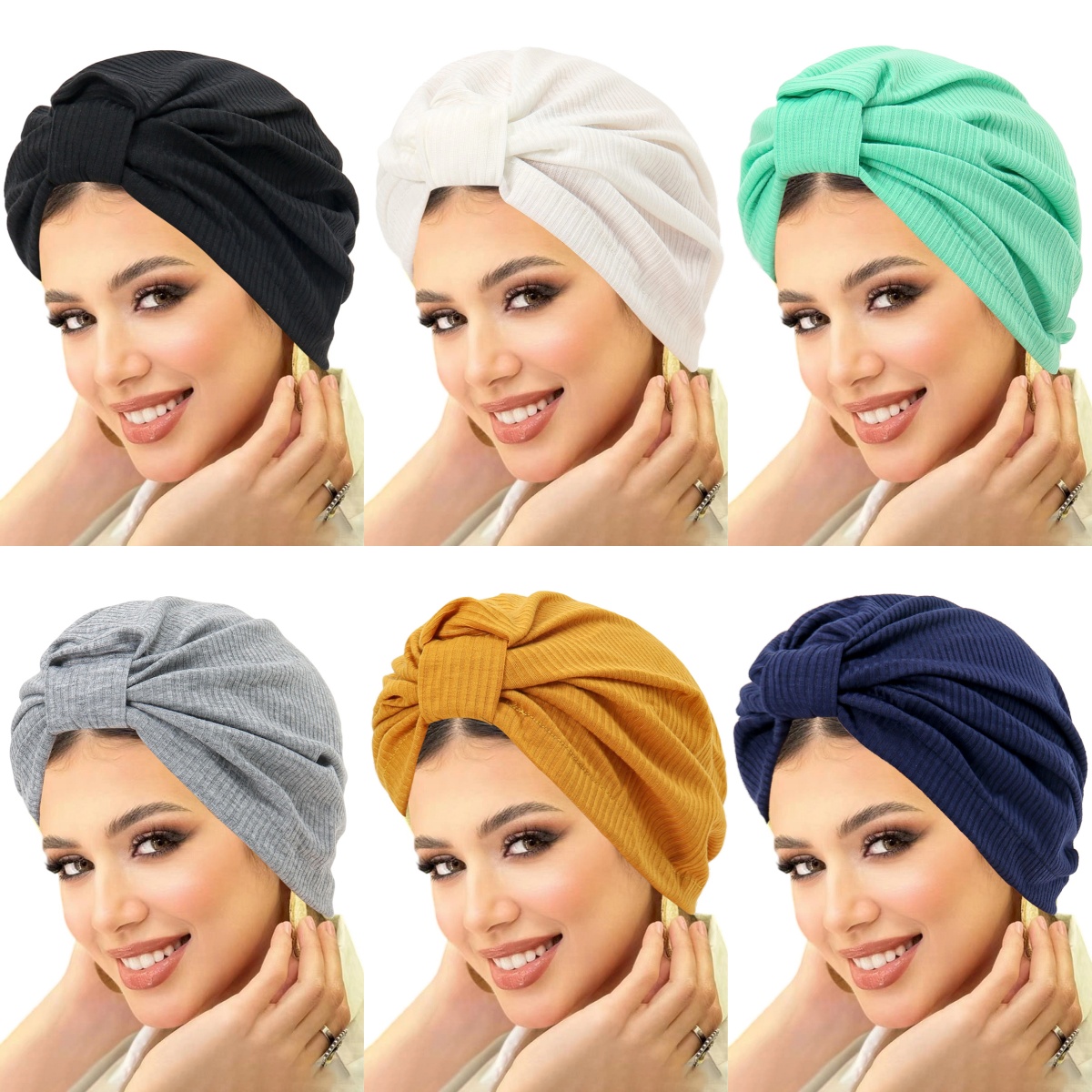 New Solid Color Women Muslim H - Ethnic Fashion India 评论和价格